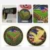 YGLLSSY Military Veterans Challenge Coins V-Shaped Victory Eagle Soldiers American