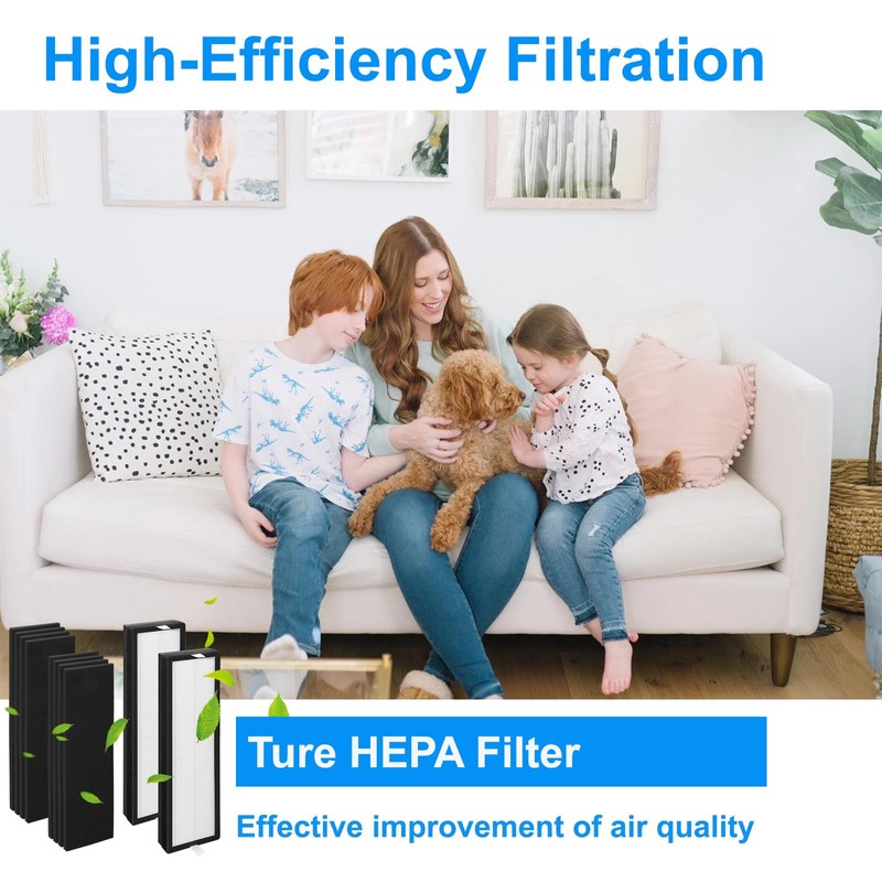 2+8 Set HFD300 Filter Replacement-Compatible with Honeywell Air Genius 3,4,5,6