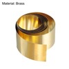 sourcing map Brass Sheet Roll, Metal Foil Plate 1000mm x