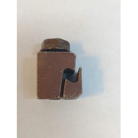 Vice Grip Ground Clamp (2) PACK For Flat Bar Grounding Connector, MacLean Senior industries Si2169 Motion EM2372 Holds up to #4 Solid AWG, Ground Lug with Brass Bolt with 9/16'' Hex Washer Head