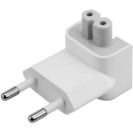 VizGiz 2 Pack US to Europe Plug Converter Travel Charger Adapter Wall Outlet EU European Connector Duck Head for MacBook Mac Pro MBA Retina MagSafe Apple Phone Pad Tablet Mini Air Power Brick