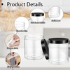 24 Pcs 16 oz Plastic Jars with Lids, Clear Storage