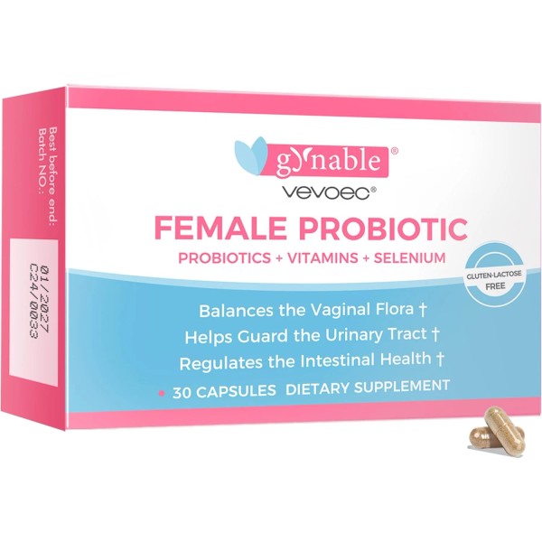 Gynable Vaginal Probiotics for Womem,Female Probiotic for Ph Balance with