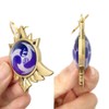 Genshin Luminous Keychain Toy Impact Moon City Vision Electro Keyring,