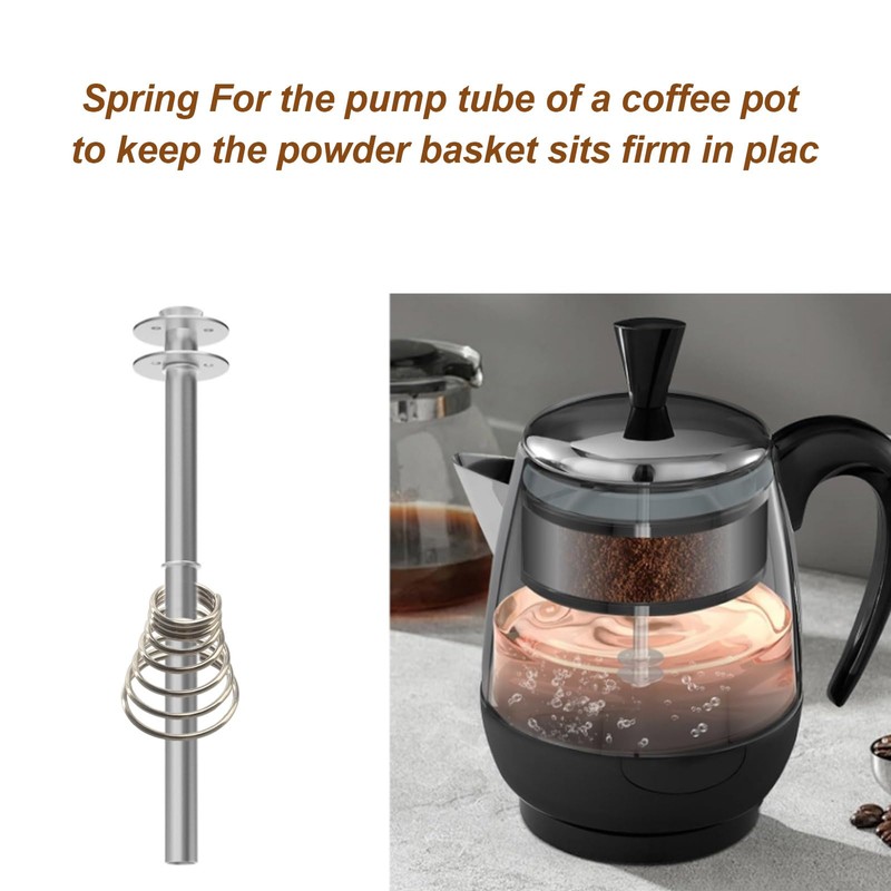 GEAIN Percolators Pump Tube Spring Fits For Farberware Electric Coffee