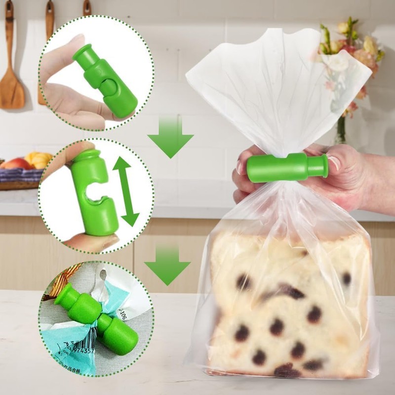Pinzas para sellar pan de sándwich, para bolsas de y