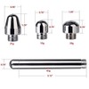 3 Heads Aluminum Shower Cleaner Douche System with 1.5 m