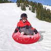 Inflatable Ski Ring PVC Sledding Tube Thicken Snow Tubing Winter