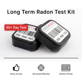 Radonova Radtrak³ Radon Detector for Home - Long Term (90 Days to 1 Year) Radon Test Kit for Home - Reliable Accurate Readings - Radon Test Kit Lab Analysis Included - 1 Detector