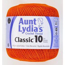 Coats Crochet Classic Crochet Thread, Pumpkin
