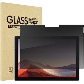 ProCase Privacy Screen Protector - Dark Tempered Glass for 12.3 Inch Surface Pro 7+/7/6/5/4