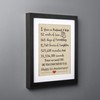 Corfara Framed 1st Anniversary Burlap Print 11" W X 13"