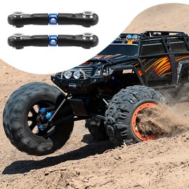 Veciado 3 Piece Steering Rod Servo Rod for Tamiya TT-02 TT-02T TT02 TT02T 1/10 RC Car Upgrade Parts Accessories, Blue