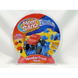 Spin Master Moon Sand Monster Truck 5 Molds Truck Bus Car Wheel Mat 1/2 lb Sand New NOS 2006