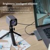 4K Streaming Camera 12MP Live Camera with 1/4in Thread Hole