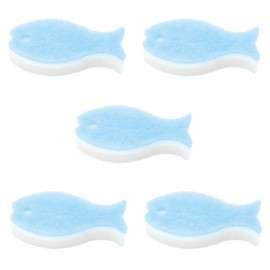 Marna Fish Sponge Set of 5 (Light Blue) R450LB