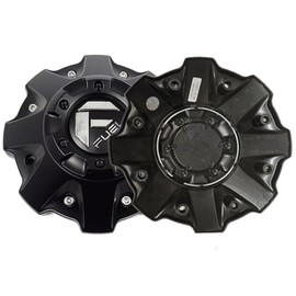 Matte Black Wheel Center Cap for Fuel 1001-63-B Cap M-447 Five and Six Lugs 1pc