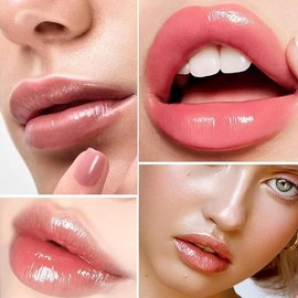Nuevo Estilo Lápiz labial Crystal, Jelly Humectante para Labios, Brillo Mágico que Cambia de Color con Temperatura, Bálsamo Labial Nutritivo de Larga Duración (213#)