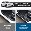BIBLOZ ABS Material Door Sill Protector Compatible with Toyota Prius