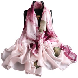 MAIRY Womens Scarf Lightweight Silk Lightweight Large Satin Summer Soft Neck Wrap Shawls Ladies Scarves - S180129