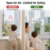 2 Pack No-Drill Child Safety Chain Lock for Windows and
