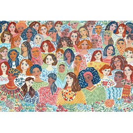 Buffalo Games - Women Power - 1500 Piece Jigsaw Puzzle for Adults Challenging Puzzle Perfect for Game Nights - 1500 Piece Finished Size is 31.50 x 23.50