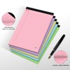 Ciphyfee 5pcs Small Note Pads, Colored Notepads 5x8 College Ruled
