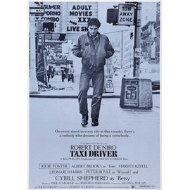 OMG Printing Taxi Driver #2 Robert Deniro Poster/Print/Picture Satin Photo Paper - A1-594mm x 841mm