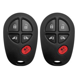 Car Key Fob Replacement For 2004-2016 Toyota Sienna VAN Keyless Remote 5 Button FCCID: GQ43VT20T ;by AUTO KEY MAX (2)