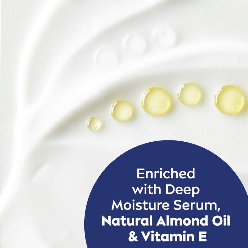 NIVEA Rich Nourishing Body Lotion (625ml), Moisturising Lotion with Almond