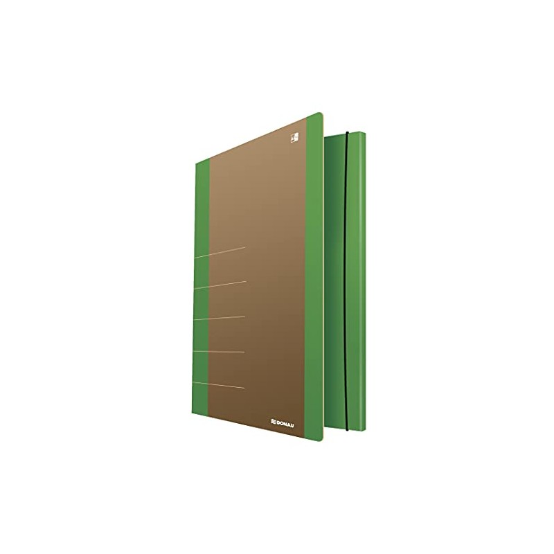 DONAU LIFE 2060001FSC-06 Folder with Elastic Band, Cardboard, Grammage 500