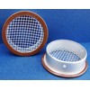 6" Round Open Screen Vent w 1/8" mesh - Brown - Pkg of 2