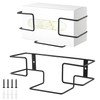 QWORK® 2 Pack Wall Mount Glove Dispenser Rack Glove Box