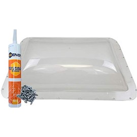 Class A Customs | USA Made Premium Heavy Duty RV Camper Trailer Skylight - 18 x 26 OD / 14 x 22 ID Clear - Install Kit CS