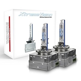 XtremeVision AC HID OE Xenon Bombillas de repuesto - D3S / D3R / D3C - 8000K azul medio (1 par) (base de metal)