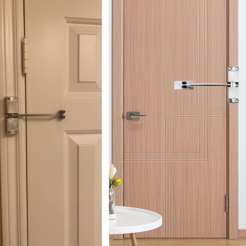 zeng Stainless Steel Automatic Door Closer, Adjustable Spring Closer for