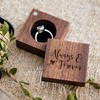 MUUJEE Always and Forever Ring Box - Engraved Wooden Ring