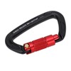 Auto Locking Rock Climbing Carabiner D Shaped Carabiner Yoga Hammock