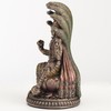 Veronese Design 3 3/4 Inch Shesha Vishnu Cold Cast Resin