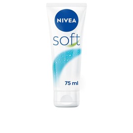 NIVEA Soft (1 x 75 ml), all-purpose cream with jojoba oil and vitamin E, intensive moisturising cream for the care of face, body and hands, paraben-free