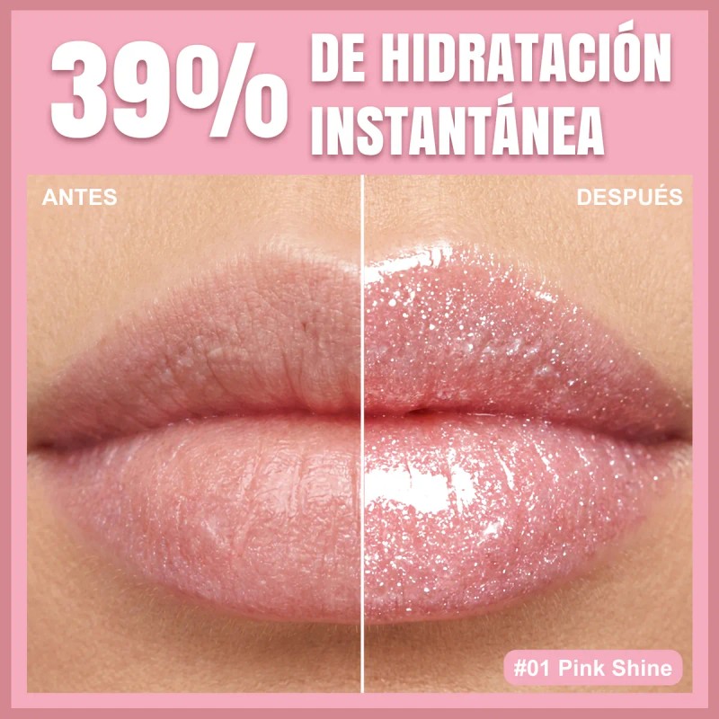 Brillo Labial Lip Gloss Hi-shine Acabado Hidratante 6ml
