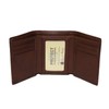 Osgoode Marley Cashmere RFID Blocking Mens Tri-Fold Leather Wallet (One