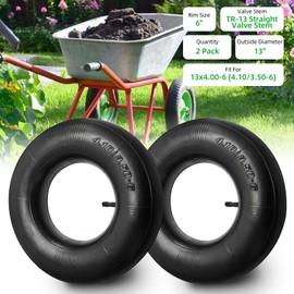Artilife 2 Pack Tire Tube,Inner Tube Lawn Tractor Tire for Lawn Mower, ATVs, Go-Karts and More (13x4.00-6 (4.10/3.50-6))