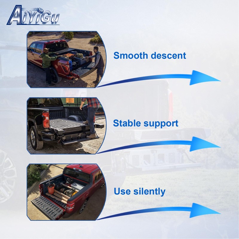 AiYiGu Tailgate Assist Accessories, Truck Tail Gate Lift Assist Tailgate