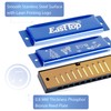 East top Blues Harmonica, Diatonic Harmonica Key of C 10