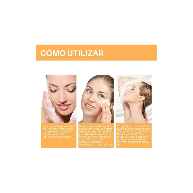 Ácido Glicólico Solución Tonificante Exfoliante Antimanchas