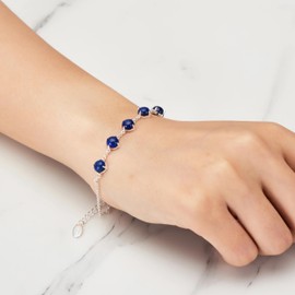 Philip Jones Lapis Lazuli Gemstone Bracelet