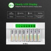 EBL 8-Bay AA AAA Battery Charger for NiMH AA AAA