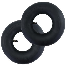 2 Pcs Inner Tubes 4.10/3.50-4 for Wheelbarrow Wheels, Bent Valve Inflatable Inner Tube Replacement for Barrow Hand Trucks Carts Trolley