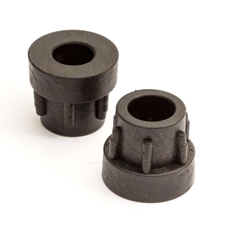2x Plastic Reducer Bushes 1" / 25mm to 1/2" /